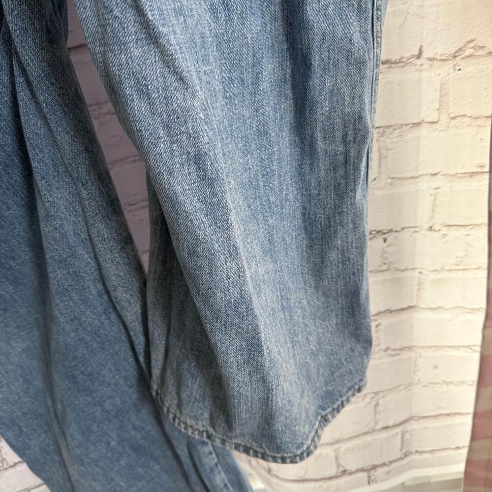 Universal Thread Light Blue Denim Utility Jumpsuit - image 7